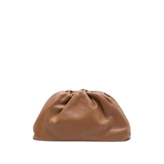 Bottega Veneta Pre-owned Mini Pouch - Dames - Pre-owned - Bruin - Maat: ONE Size Leer