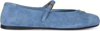 Prada Ballerinas - Dames - Ballerinas - Blauw - 39 EU - Schoenen