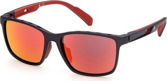 Adidas Sport SP0035 02L Mens Sunglasses Black Size 56