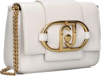 Liu Jo Foldover Crossbody Tas - Dames - Schoudertassen - Beige - ONE Size - Leer - Tassen