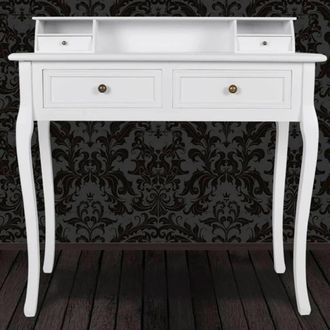 Berkfield Home Modern Vanity Makeup Table in White