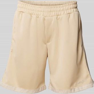 Jack & Jones Jack & Jones Shorts mit Label-Stitching Modell BILL in Beige, Gr&ouml;&szlig;e M