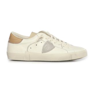 Philippe Model Sneakers, male, Beige, Size: 11 US Prsx Low-Top Sneakers