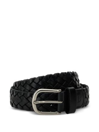 Boggi Milano woven leather belt - men - Leather - 105 - Black