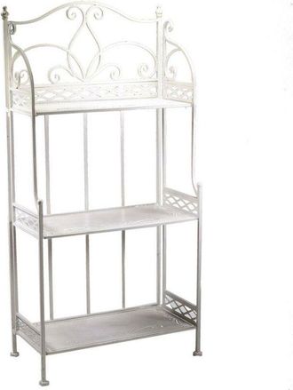 Vacchetti Vacchetti - Scaffale metallo aprilia bianco brush 3piani largo cm 59x31h124