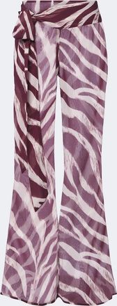 Bananhot Bowie zebra-pants wide-leg pants