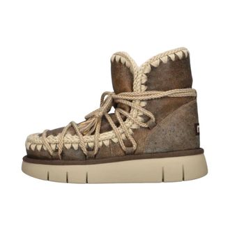 Mou Bounce Boot Scoubidoo Lace SP - Dames - Schoenen - Bruin - Maat: 37 EU