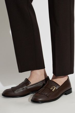 Furla Lidia Loafers, Womens, Brown
