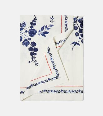 La DoubleJ Medium floral linen tablecloth