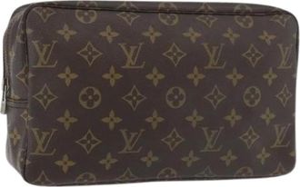 Louis Vuitton Pre-owned Clutches, female, Brown, Size: ONE SIZE Pre-owned Trousse toilette