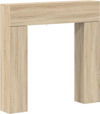 vidaXL Marco De Chimenea Roble Sonoma 102 X 18 X 100,5 Cm Vidaxl