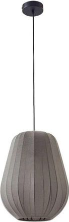 Lindby Lindby L&aacute;mpara Colgante helin En Gris De Textura, Tela, Tejido, Seda