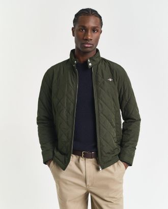 GANT Men Quilted Windcheater (XL) DARK MOSS GREEN