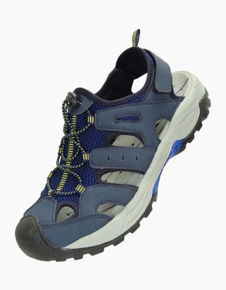 Mountain Warehouse Mens Mountain Warehouse Mens Rift Drainage Sandals - Blue - Size: 11