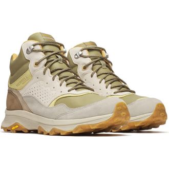 Merrell Speed Solo Mid Waterproof Hiking Boot in Olivine at Nordstrom Rack, Size 10.5