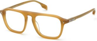 Lozza VL4395M 0V72 COGNAC TRASPARENTE LUCIDO 53/21/145 MAN Eyewear Frame