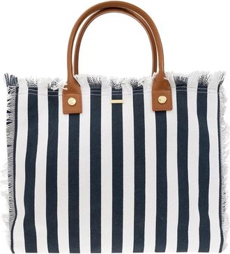 Melissa Odabash Schoudertas - Dames - Handtassen - Wit - ONE Size - Katoen - Tassen
