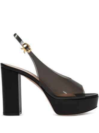 Gianvito Rossi Sandali Mindy 105mm - Nero