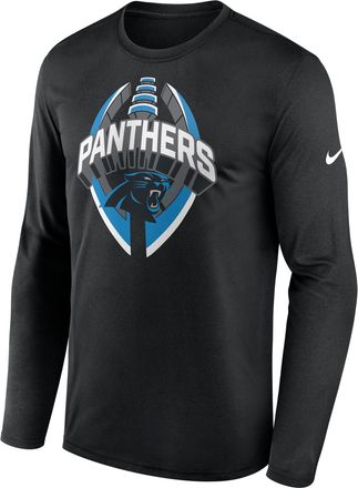 Nike Carolina Panthers Legend Icon Nike Mens Dri-FIT NFL Long-Sleeve T-Shirt in Black | NKHT00A9D-NCF