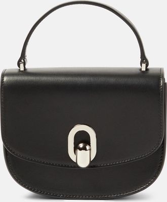 Savette Tondo Mini leather tote bag