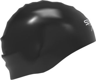 Speedo Unisex Fastskin Hiro-zwemkap voor volwassenen (Zwart)