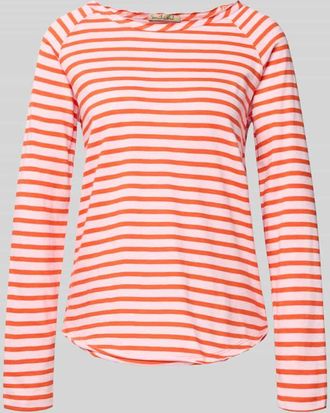 Smith & Soul Longsleeve mit Rundhalsausschnitt in Orange, Gr&ouml;&szlig;e S