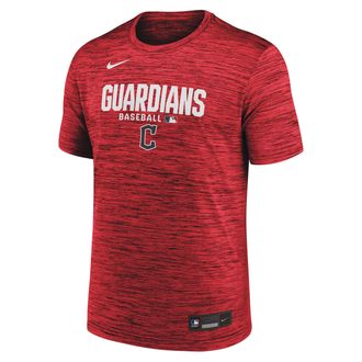 Nike Cleveland Guardians Authentic Collection Nike Mens Dri-FIT MLB T-Shirt in Red | 02ER62QGUA-RMG
