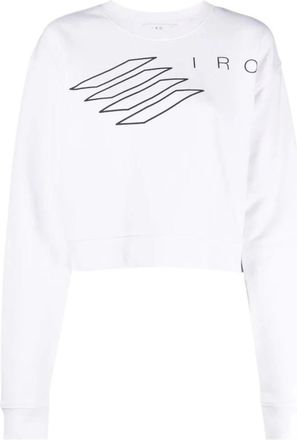 Iro Sweatshirts - Dames - Sweatshirts - Wit - L - Katoen - Hoodies & sweatvesten