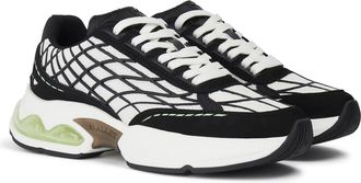 Mallet Footwear Womens Neptune Trainers in Black Leather - Size UK 6