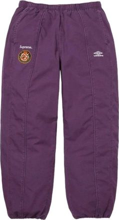 SUPREME x Umbro SS26 Cotton RipsT-Shirt Track Pant Plum SUP-SS26-029-PLM