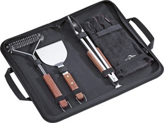 K&uuml;chenprofi Juego De Accesorios Para Barbacoa En Estuche, 4 Piezas / Kuchenprofi
