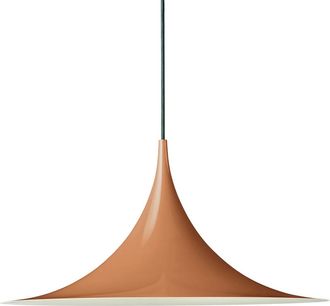 GUBI Semi Pendelleuchte, Ø 47 cm, roasted pumpkin glossy