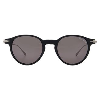 Montblanc Montblanc Grey Round Mens Sunglasses MB0407S 002 49