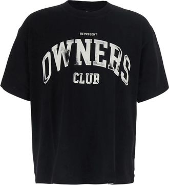Represent Owners Club T-shirt - Heren - T-shirts - Zwart - L - Katoen - Tops
