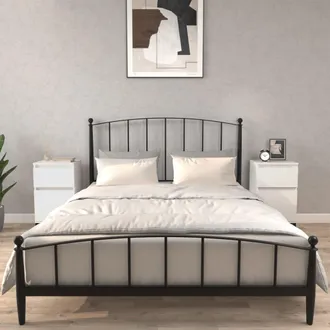 vidaXL Mesitas De Noche Blancas 2 Uds 40x35x70 Cm Vidaxl