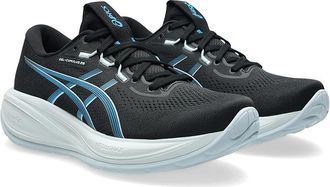 Asics GEL-Cumulus(r) 28 Womens Shoes Black/Aegean Blue : 9.5 D - Wide, Synthetic/Textile