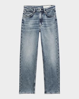 Rag & Bone Harlow Mid-Rise Ankle Straight Jeans