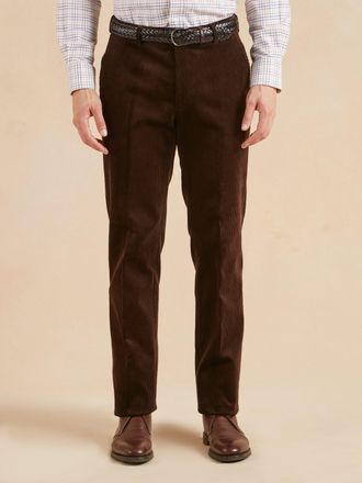 Oliver Brown Heavyweight Corduroy Trousers - Dark Brown