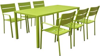 Pangea Home 7Pc South Beach Dining Set