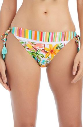 Bleu Rod Beattie Side Tie Hipster Bikini Bottoms in Cool at Nordstrom, Size 10