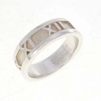 Tiffany & Co. Atlas Silver 925 Band Ring (Pre-Owned)