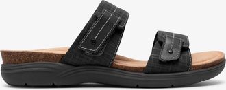 Clarks April Dusk Zwarte Interesse Sandalen