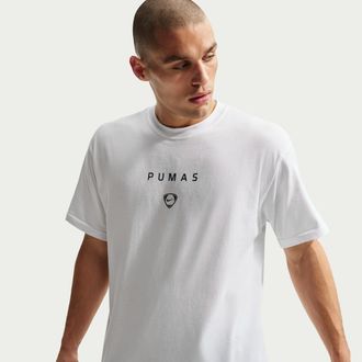 Nike Pumas UNAM Nike Mens Total 90 Soccer T-Shirt in White | IB3914-100