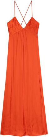 Zadig&Voltaire Spaghetti-strap Ruched Maxi Dress