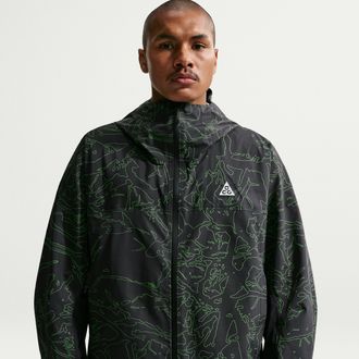 Nike Mens Nike ACG Morpho Storm-FIT ADV Rain Jacket in Black | IF0928-010