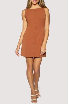 Lost + Wander Stroll in Madrid Minidress in Brown at Nordstrom, Size X-Small