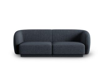 CXL by Christian Lacroix Sof&aacute; modular 2 plazas de tejido chenilla azul mezcla