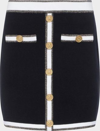 L'agence Emi Knit Mini Skirt