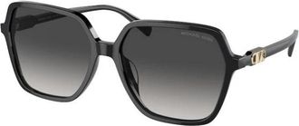 Michael Kors Authentieke Jasper Bril - Premium Kwaliteit - Dames - Zonnebrillen - Zwart - 58 MM - Accessoires