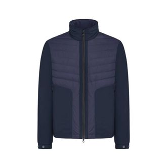 Duno Hybride Puffer en Bi-Stretch Jas - Heren - Winterjassen - Blauw - L - Jassen